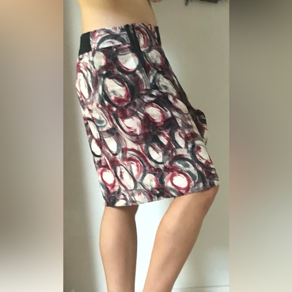 Vera Wang Simply Vera Abstractions Skirt
